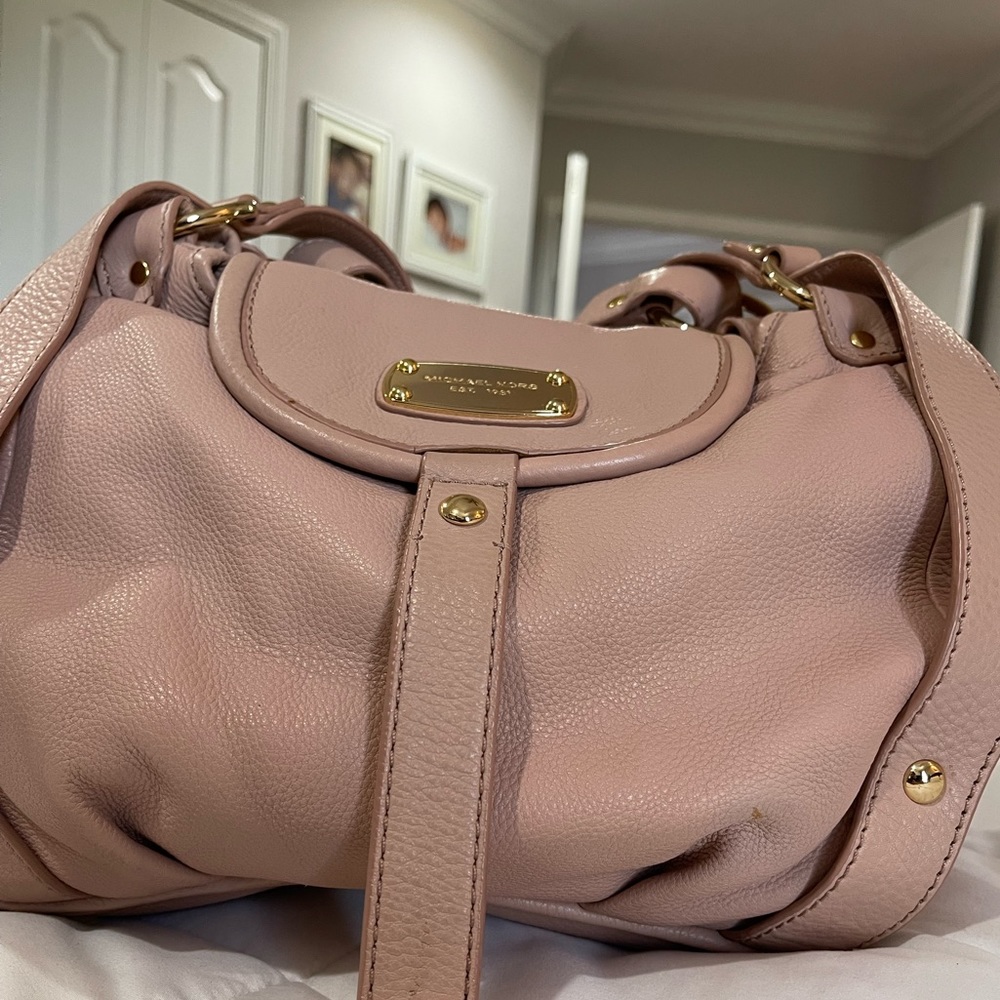 Michael Kors Blush Pink Soft Leather Shoulder Bag